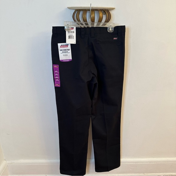 New Dickies Black Core Work Pants, Size 34x34, Regular Straight Leg Men's Chinos - Picture 3 of 12